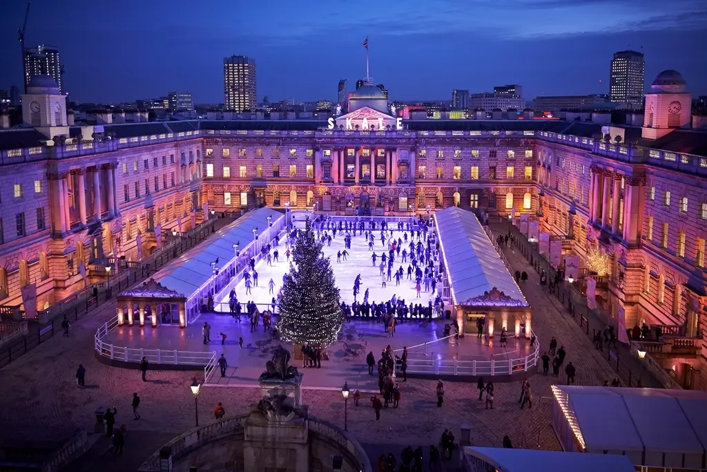 Ice Skating at Somerset House